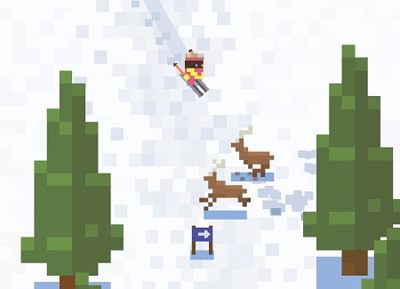 Skiing Yeti Mountain